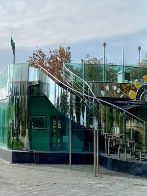 Glass pavilion