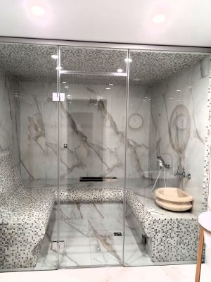 Szklana paryla hamam