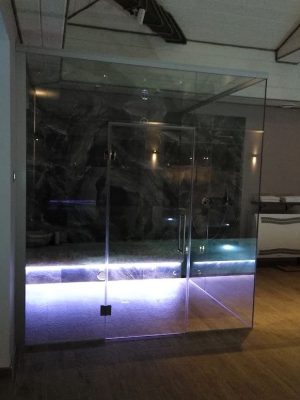 Hamam szklana paryla łaźnia