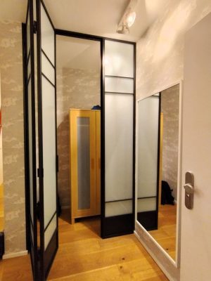 Loft drzwi harmonik