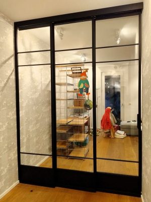 Loft drzwi przesuwne teleskop