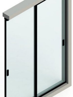 Schemat 3D GLASS MAGIC przesuwne drzwi
