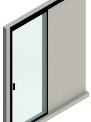 Schemat 3D GLASS MAGIC przesuwne drzwi
