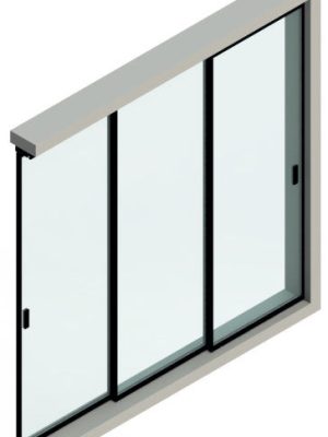 Scheme Sliding Telescopic Doors Glass Magic